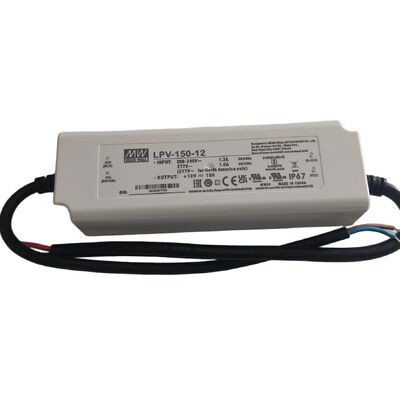 Meanwell 120W 12V IP67 controlador LED à prova d'água fonte de alimentação de tensão constante