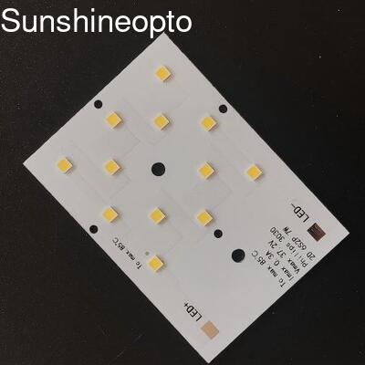 Placa PCB LED 12 em 1 SMD 3030 personalizada para luz de rua luz de inundação estrada estrada jardim luz de túnel