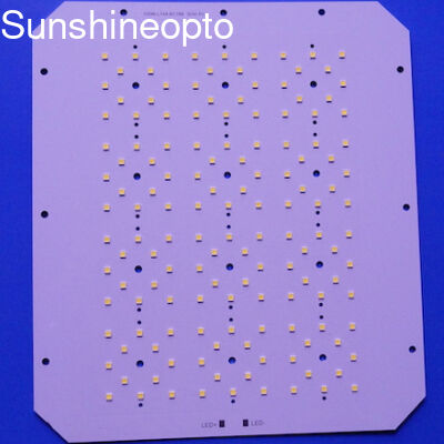 Placa PCB personalizada 120W 144 pontos 3030 SMD com lente LED 50x50mm