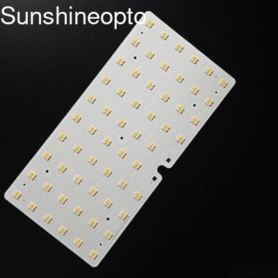 232pcs 3030 SMD LED Módulo de luz de rua com ângulo de feixe de 115x150 graus e lente de PC de grau óptico