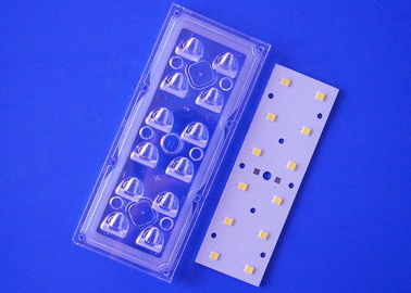 módulo 5050SMD 1-5W 12W da luz de rua do diodo emissor de luz 2X6 12 de 173MM - GRAU de 35W 135X55