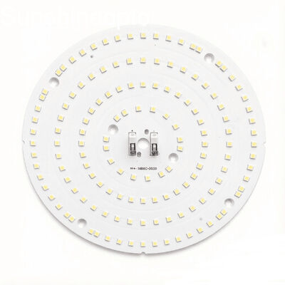 Módulo PCB LED 100W 3030 com lente de alto brilho 92% lente óptica PC de transmitância de luz para iluminação industrial de alto brilho