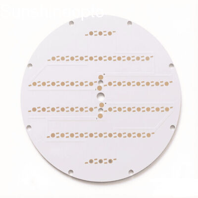 Placa PCB LED RGB SMD de 56 W com chips de LED Bridgelux de 45mil 203,2 mm para iluminação arquitetônica externa e interna