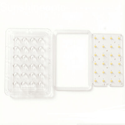 Placa PCB LED de alumínio personalizada com 3535 LEDs SMD de alta condutividade térmica para luz de túnel de luz de rua
