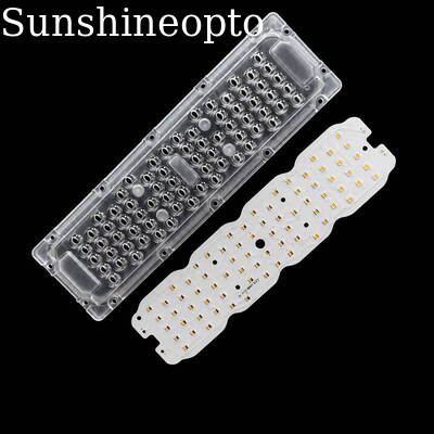 módulo da luz de rua do diodo emissor de luz de 60W 72pcs SMD 3030 com ângulo de feixe de 80×150 graus