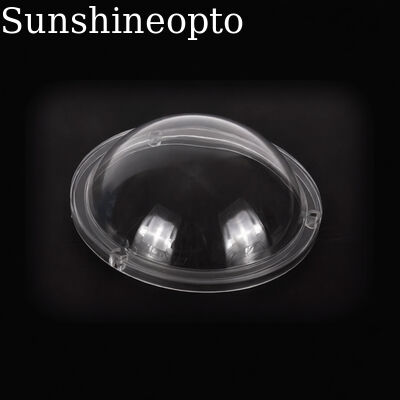 142mm High Bay Light Lens 120 Degree Beam Angle 91% Transmittance PC Cover with Gasket