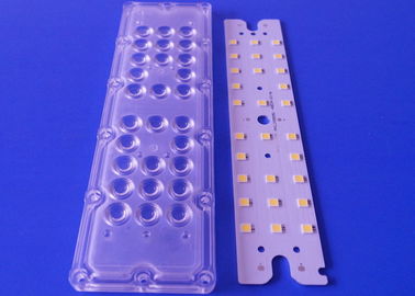 Material ótico urbano do PC da categoria dos pontos 5050 SMD do diodo emissor de luz do módulo 28 da luz de rua do diodo emissor de luz