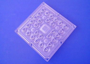 Disposição 28 da lente do diodo emissor de luz de 3535 SMD em 1 ângulo de feixe quadrado do grau do módulo 100X60 para 30w-50w