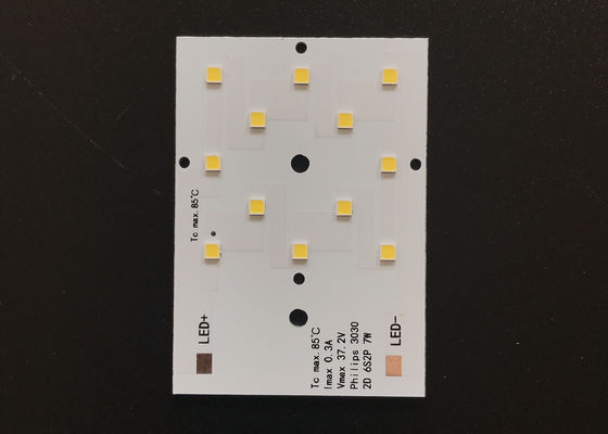 7W SMD 3030 LED PCB Board com espessura de 1,5 mm e tamanho de 50 * 70 mm para aplicações personalizadas