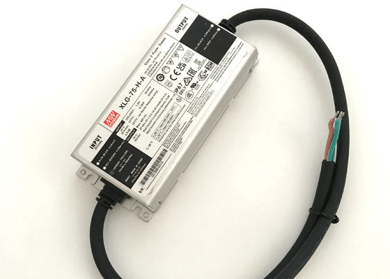 Driver LED de potência constante de 75W com entrada 90-305VAC para iluminação LED