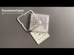 Módulo de luz LED 3535 de 28 pontos quadrado 100x100mm