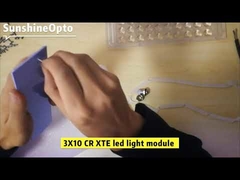 Módulo de luz LED 3X10 XTE 3535 50w