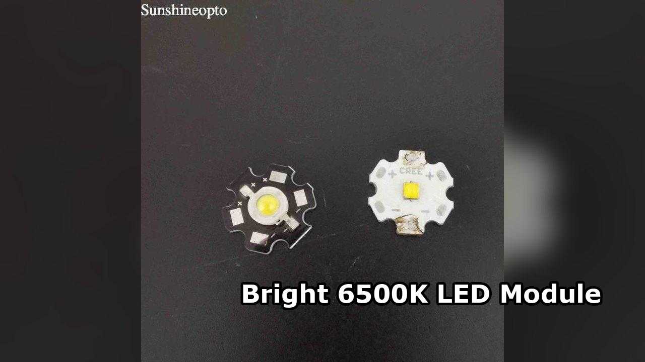 220LM 3W LED Module 6500K Star PCB Bright Light